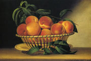 Bowl of Peaches 1816 Reproduction