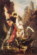 Saint George and the Dragon 1870-89 Reproduction