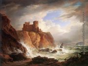 A View of Tantallon Castle c. 1816 Reproduction