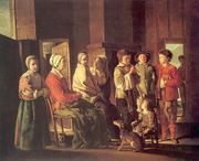 A Visit to Grandmother 1640s Reproduction