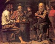 Peasants in a Tavern 1640s Reproduction