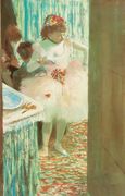 Ballet Dancer in Her Dressing Room Reproduction