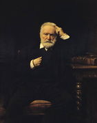 Portrait of Victor Hugo Reproduction