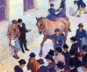 A Sale at Tattersalls, 1911 Reproduction