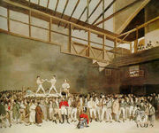 A benefit with Randall and Turner sparring, The Fives Court, London Reproduction