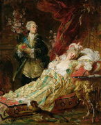 Louis XV and Madame Dubarry Reproduction