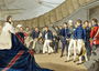 Sailors at Prayer on Board Lord Nelson's Ship After the Battle of the Nile Reproduction