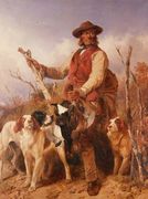 Gamekeeper with Dogs Reproduction