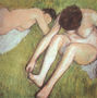 Bathers on the grass 1886-90 Reproduction