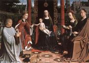 The Mystic Marriage of St Catherine 1505-10 Reproduction