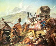 The Battle of Blauwkrantz 1838 Reproduction