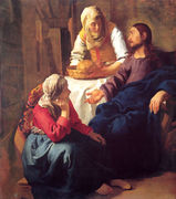 Christ in the House of Martha and Mary 1654-55 Reproduction