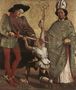 St Martin of Tours and St Nicholas of Bari c. 1450 Reproduction