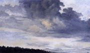 Rome- Study of Clouds 1780s Reproduction