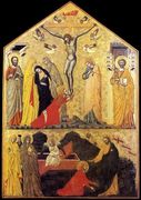 Crucifixion with Saints and Noli Me Tangere (around 1350) Reproduction