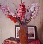 Still Life with Gladioli Reproduction