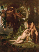 The Expulsion of Adam and Eve from the Garden of Paradise Reproduction