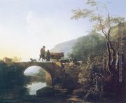 Bridge in an Italian Landscape Reproduction