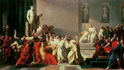 Death of Julius Caesar (100-44 BC) Reproduction