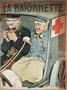 Caricature of an ambulance, front cover of 'La Baionnette', 28th June 1917 Reproduction