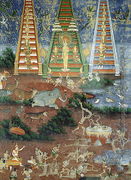 Buddha Descending from the Heaven of Thirty Three Gods Reproduction