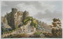 Carisbrook Castle, from 'The Isle of Wight Illustrated, in a Series of Coloured Views' Reproduction