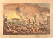 View of the Great Fire in New York, December 16th-17th 1835 Reproduction