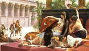 Cleopatra Testing Poisons on Those Condemned to Death Reproduction