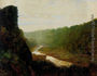 Landscape with a winding river Reproduction