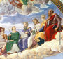 The Stanza della Segnatura Ceiling [detail: 3] Reproduction