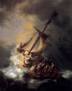 Christ In The Storm On The Sea Of Galilee Reproduction