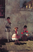 A Street Scene in Seville Reproduction