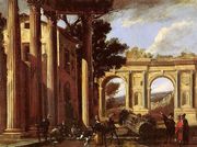 Architectural View with Two Arches, 1647 Reproduction