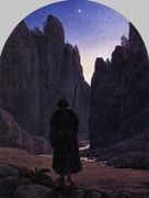 Pilgrim in a Rocky Valley c. 1820 Reproduction