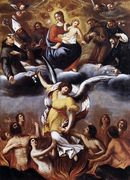 An Angel Frees the Souls of Purgatory c. 1610 Reproduction