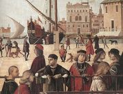 Arrival of the English Ambassadors (detail 2) 1495-1500 Reproduction