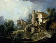 The Mill at Charenton 1750s Reproduction