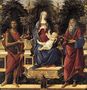 The Virgin and Child Enthroned (Bardi Altarpiece) 1484 Reproduction