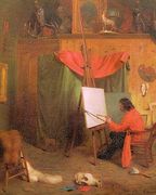 Self-Portrait in the Studio 1860s Reproduction