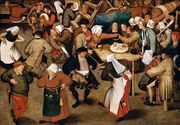 The Wedding Dance in a Barn c. 1616 Reproduction