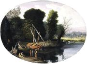 Italianate River Landscape Reproduction