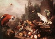 Still-life with Birds 1710s Reproduction