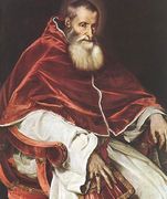 Portrait Of Pope Paul III Reproduction