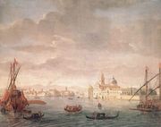 The Island of San Michele, Looking toward Murano 1700s Reproduction