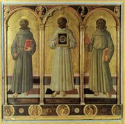 Three Franciscan Saints c. 1470 Reproduction