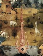 Triptych of Garden of Earthly Delights (left wing) (detail 2) c. 1500 Reproduction