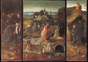 Hermit Saints Triptych c. 1505 Reproduction