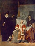 Visit of the Physician 1660-67 Reproduction