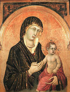 Madonna and Child 1308-1310 Reproduction