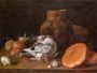 Still Life with Pigeons, Onions, Bread and Kitchen Utensils 1772 Reproduction